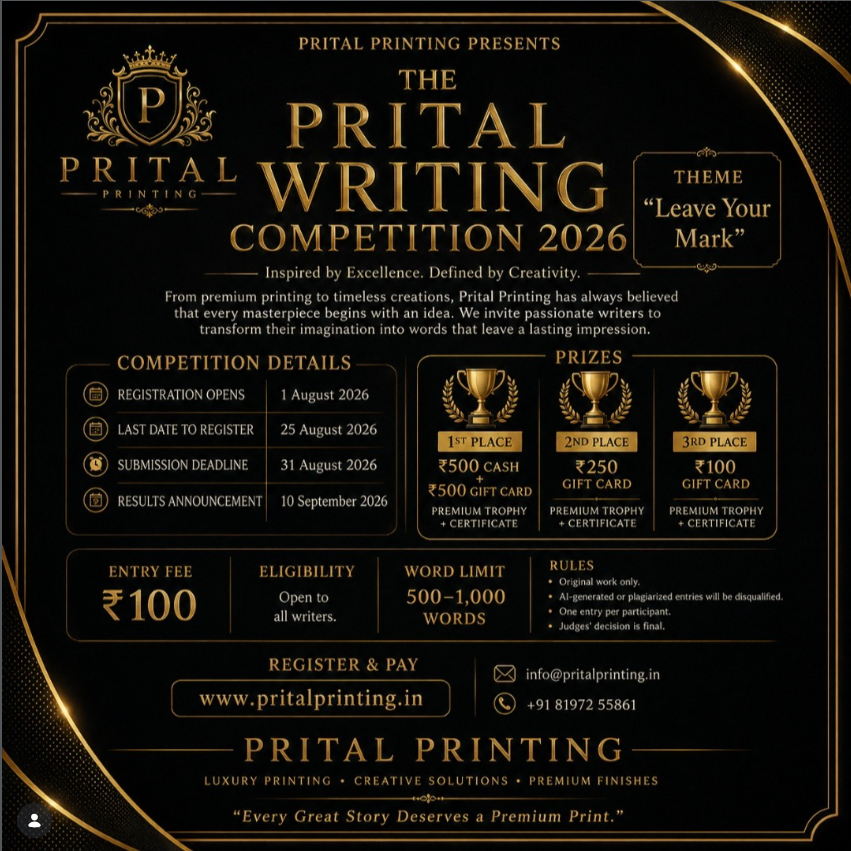 The Prital Writing Competition 2026